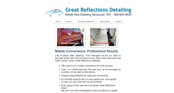 Desktop Screenshot of greatreflectionsdetailing.com